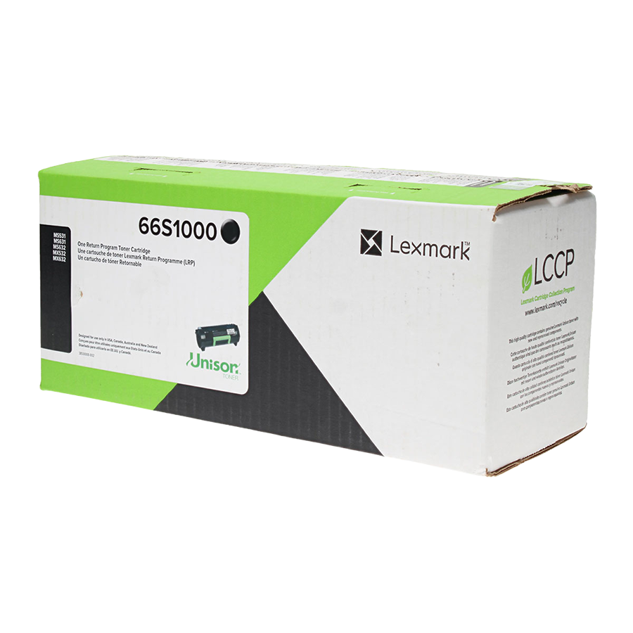 Lexmark Toner Cartridge - 66S1000 - 5K Yield
