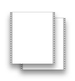 9 1/2" X 11" 2 ply fan fold sheet paper - 761