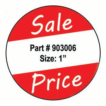 Self-stick promotional labels
