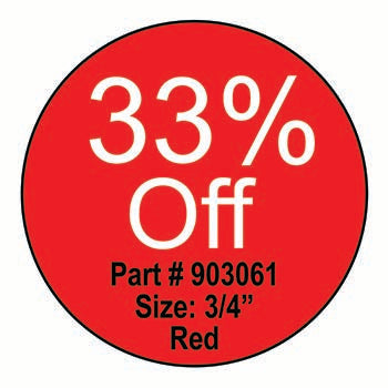 Self-stick promotional labels