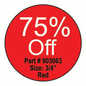 Self-stick promotional labels