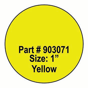 Self-stick promotional labels