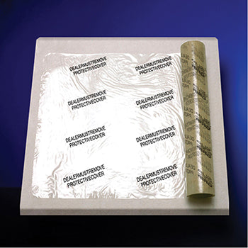 Full adhesive floor mats - clear