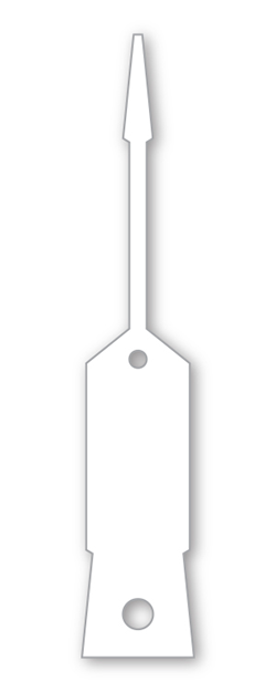 Self-locking key tags (form slkt)