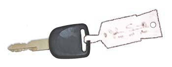 Self-locking key tags (form slkt)