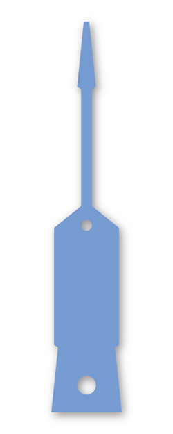 Self-locking key tags (form slkt)
