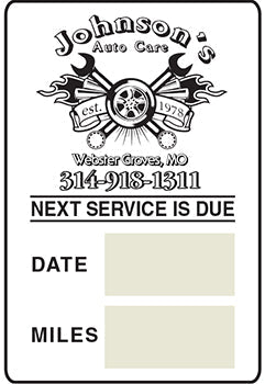 Caats™ brand - custom write-in reminder stickers - rolls - static cling