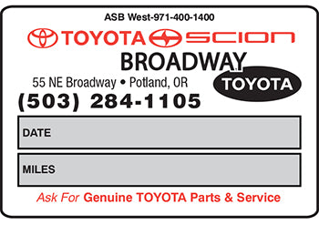 Caats™ brand - custom write-in reminder stickers - rolls - light adhesive