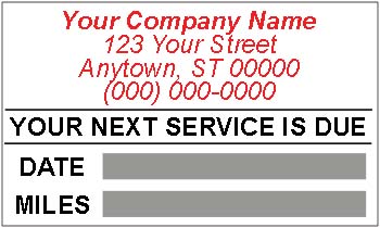 Caats™ brand - custom write-in reminder stickers - style 3