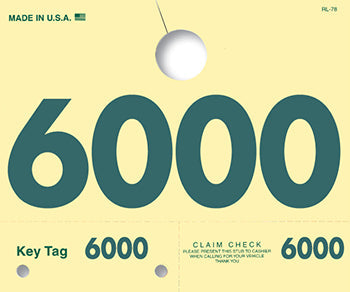 Caats™ brand - 4 digit service dispatch tags