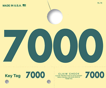 Caats™ brand - 4 digit service dispatch tags