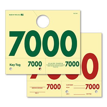 Caats™ brand - 4 digit service dispatch tags