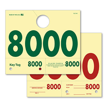 Caats™ brand - 4 digit service dispatch tags