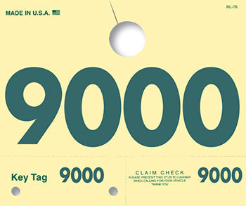 Caats™ brand - 4 digit service dispatch tags