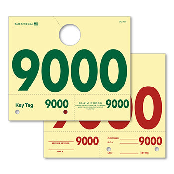 Caats™ brand - 4 digit service dispatch tags