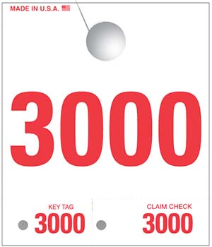 caats™ brand - 4 digit white service dispatch numbers (4dn)