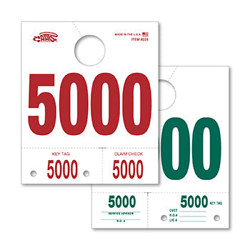 caats™ brand - 4 digit white service dispatch numbers (4dn)