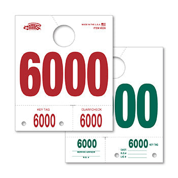 caats™ brand - 4 digit white service dispatch numbers (4dn)