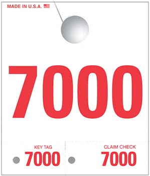 caats™ brand - 4 digit white service dispatch numbers (4dn)