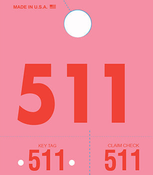 Caats™ brand - colored dispatch numbers