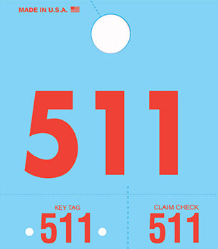 Caats™ brand - colored dispatch numbers