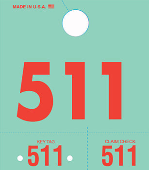 Caats™ brand - colored dispatch numbers