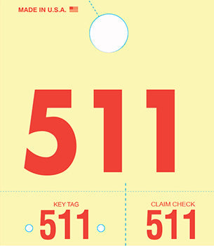 Caats™ brand - colored dispatch numbers