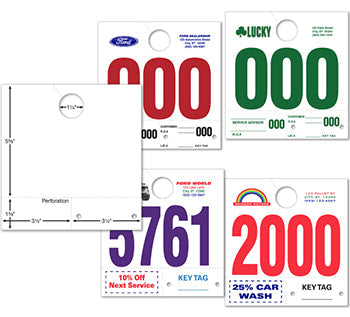 Caats™ brand - custom heavy stock side padded dispatch numbers