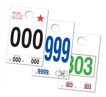 Custom long service dispatch numbers