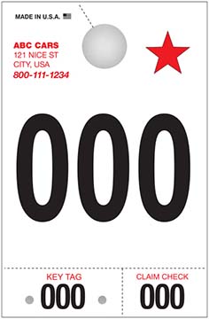 Custom long service dispatch numbers