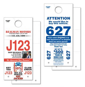 Adver-tag™ brand - 5-part coupon dispatch numbers - premium stock
