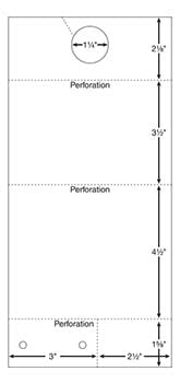 Adver-tag™ brand - 5-part dispatch numbers - premium stock