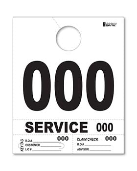 Heavy brite™ brand - 4 part service dispatch numbers