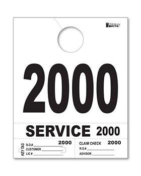 Heavy brite™ brand - 4 part service dispatch numbers