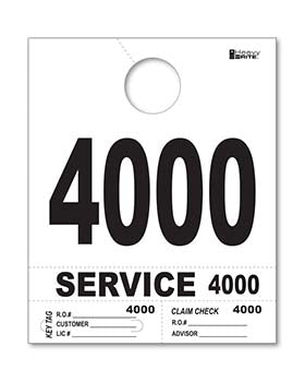 Heavy brite™ brand - 4 part service dispatch numbers
