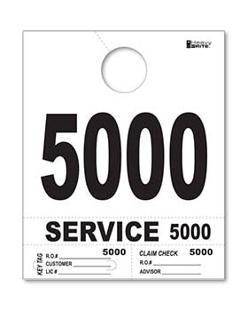 Heavy brite™ brand - 4 part service dispatch numbers