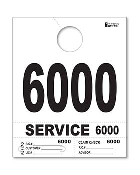Heavy brite™ brand - 4 part service dispatch numbers