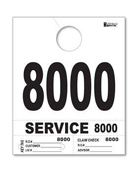 Heavy brite™ brand - 4 part service dispatch numbers