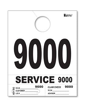 Heavy brite™ brand - 4 part service dispatch numbers