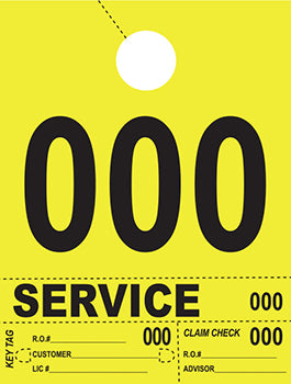 Heavy brite™ brand - 4 part service dispatch numbers