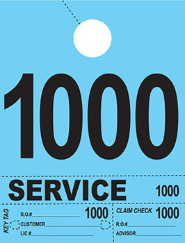 Heavy brite™ brand - 4 part service dispatch numbers
