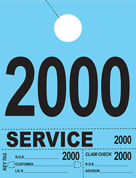 Heavy brite™ brand - 4 part service dispatch numbers