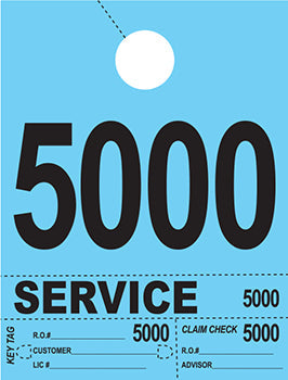 Heavy brite™ brand - 4 part service dispatch numbers