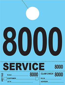 Heavy brite™ brand - 4 part service dispatch numbers