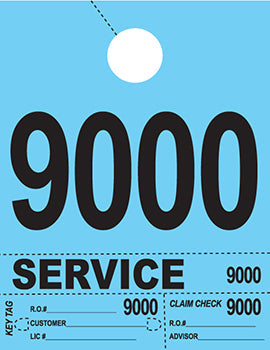 Heavy brite™ brand - 4 part service dispatch numbers