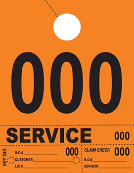 Heavy brite™ brand - 4 part service dispatch numbers