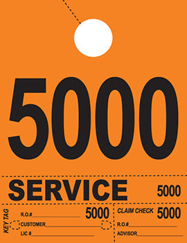 Heavy brite™ brand - 4 part service dispatch numbers
