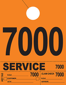 Heavy brite™ brand - 4 part service dispatch numbers