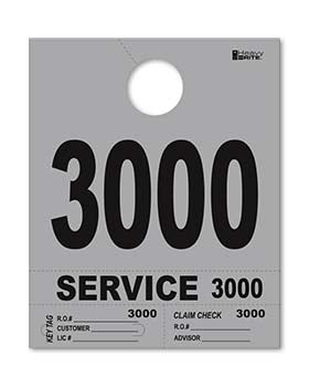 Heavy brite™ brand - 4 part service dispatch numbers