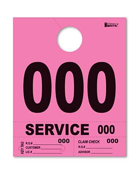 Heavy brite™ brand - 4 part service dispatch numbers